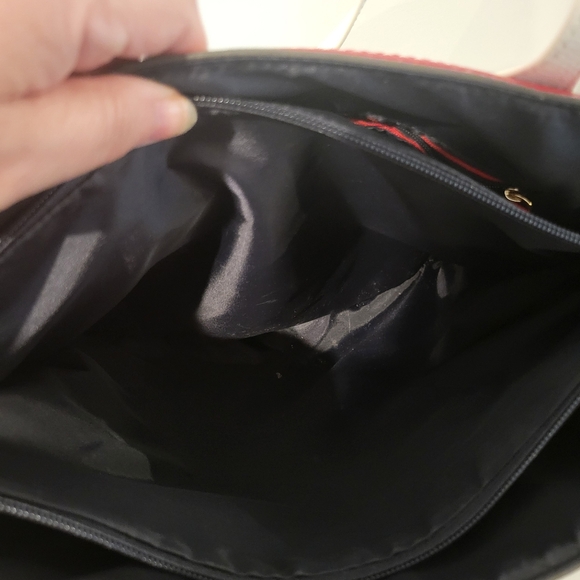 Tommy Hilfiger Nautical Navy, Red and White Tote - Picture 3 of 6